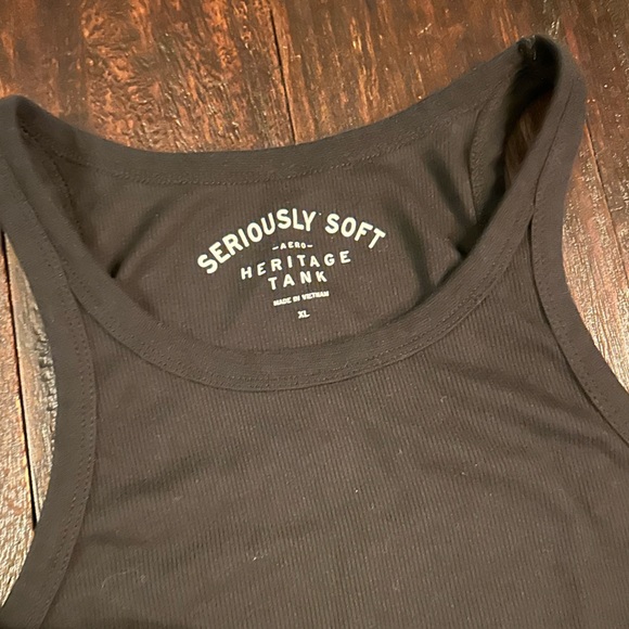 Seriously Soft Heritage Ribbed Tank Top Bundle - Black & Olive - Picture 3 of 5